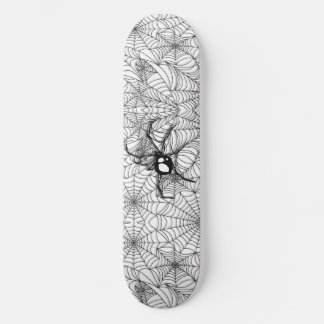 Skate Aranha Preta - Branco