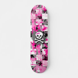 Skate Arco Cor-de-Rosa