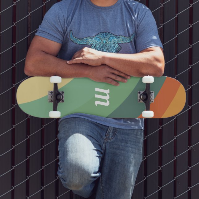 Skate Arco-Íris - Estirpes Minimalistas Feitas à Mão (Ao ar livre 3)