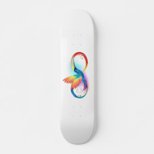 Skate Arco-íris Hummingbird com símbolo Infinito