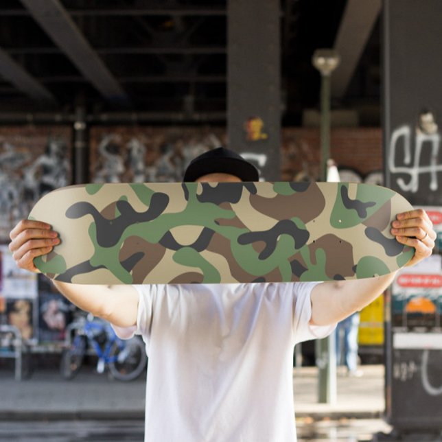 Skate Armamento Camo | Quadro de bordo (Army Camo Skateboard Deck)