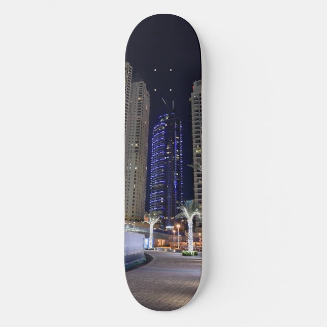 Skate Arquitetura de Dubai à noite (Frente)