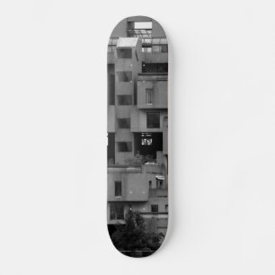 Skate Arquitetura em Preto e Branco 