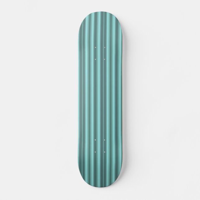 Skate Art Deco mintgrüne Streifen (Frente)