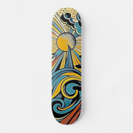 Skate Art Deco Ocean Dreams