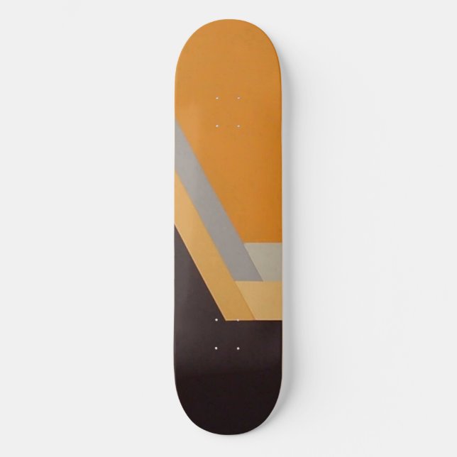 skate ART DECO (tangerina) (Frente)