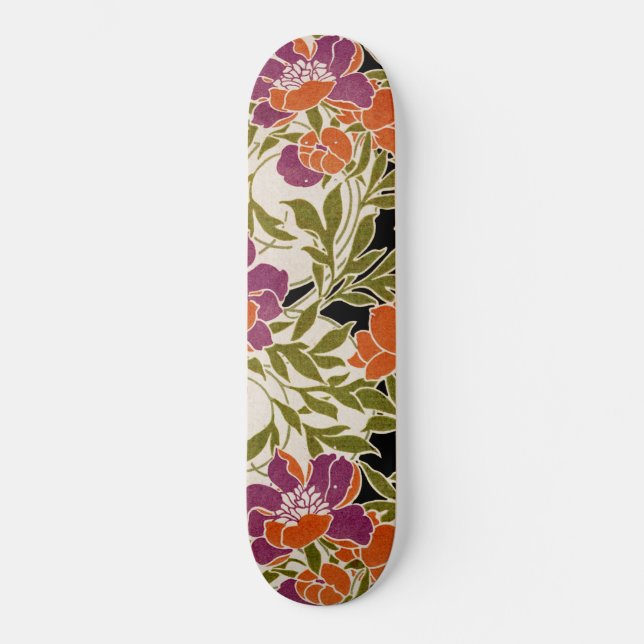 Skate Art Nouveau padrão #3 (Frente)