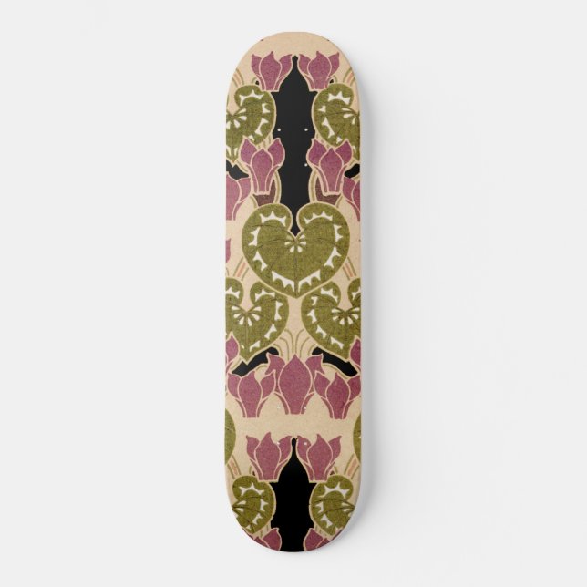 Skate Art Nouveau padrão nº 4 (Frente)