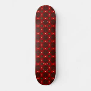 Skate Artdeco de Natal em Estilo Retroativo