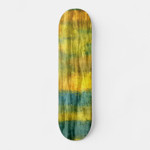 Skate Arte abstracta de madeira colorida 5 do vintage