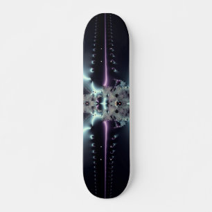 Skate Arte abstrata estrela azul