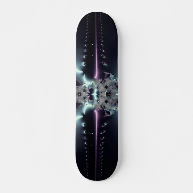 Skate Arte abstrata estrela azul (Frente)