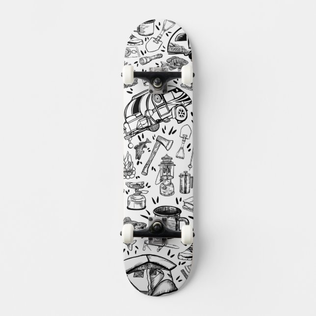 Skate Arte de acampamento (Frente)