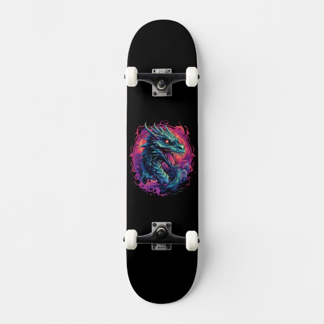 Skate Arte de Dragão (Frente)