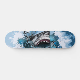 Skate Arte de Movimento de Tubarão de Onda do Oceano Pod