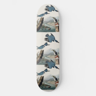 Skate Arte de Pássaro Rei-Cintado Audubon Vintage