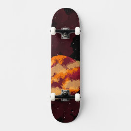 Skate Arte de pixel espacial.