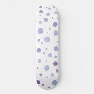 Skate Arte de Pontos com Pinceladas Orgânicas Fofas
