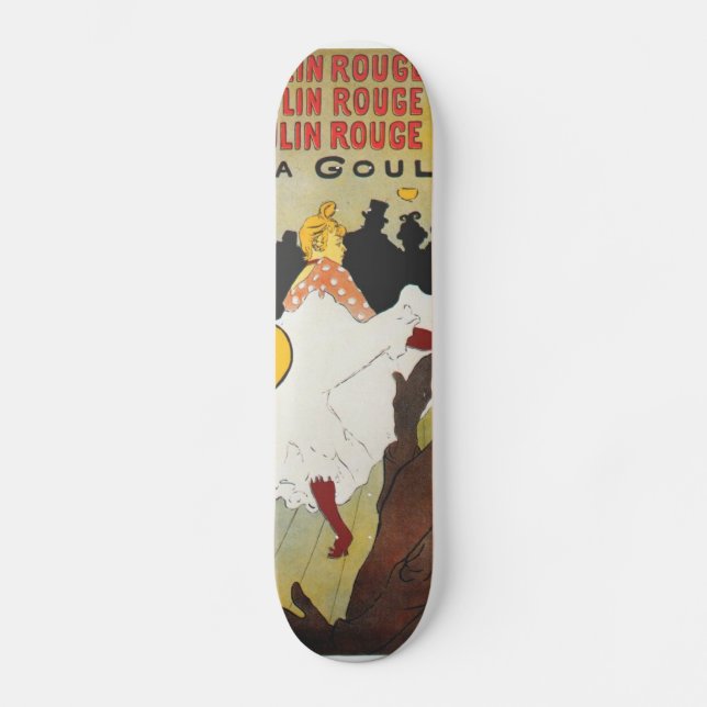 Skate Arte do poster de Toulouse Lautrec (Frente)