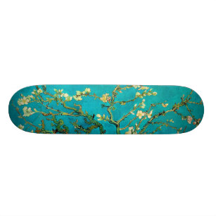 Skate Arte floral de florescência da árvore de amêndoa