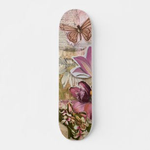 Skate Arte Floral legal Abstrato Vintage