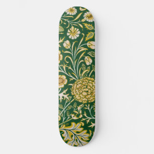 Skate Arte Floral Verde Cherwell Vintage William Morris