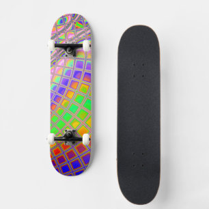 Skate Arte Fractal Digital Abstrato para Trippy Groovant