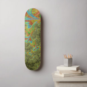 Skate Arte Fractal Espiral Psicodélico Trippy