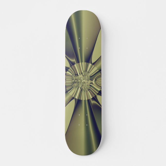 Skate Arte Moderna Abstrata Geométrica Terrosa (Frente)