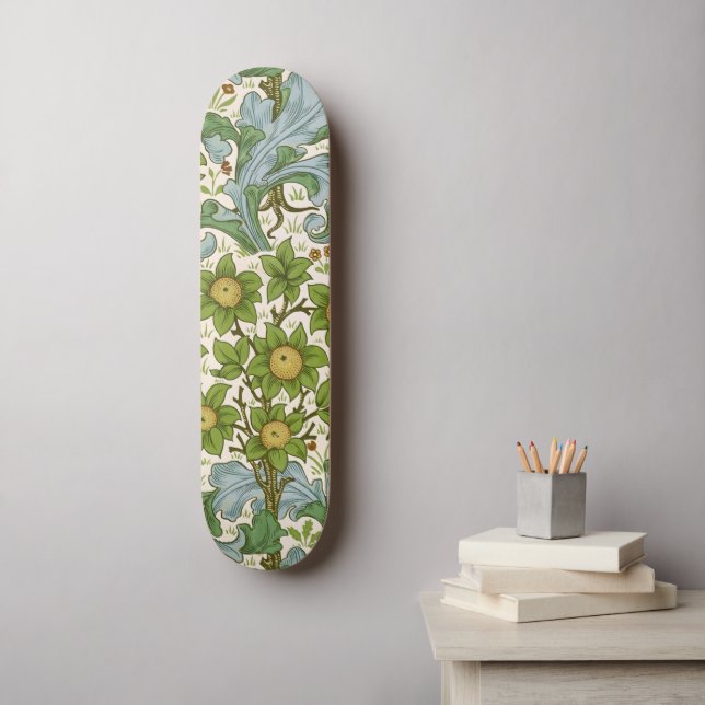 Skate Arte Nova do padrão da Orchard de William Morris (Arte de parede)