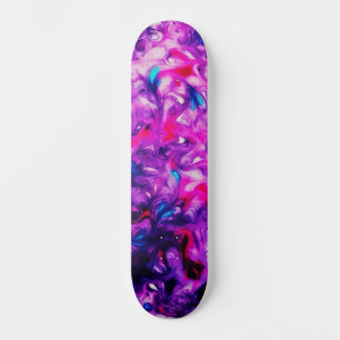 Skate Arte Personalizada de Rua abstrato inspirada em es