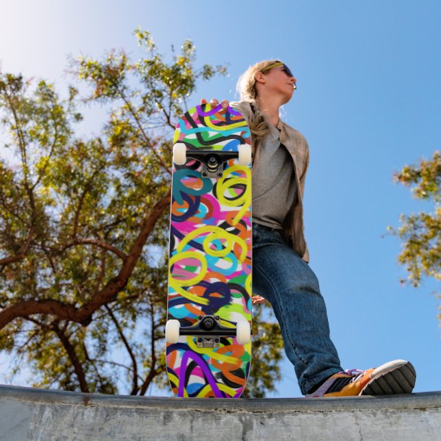 Skate Arte Pop Ousada (Ao ar livre 1)