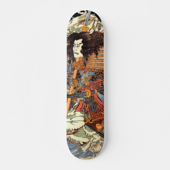 Skate Arte ukiyoe japonesa (Frente)