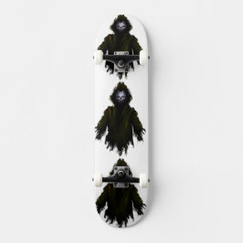 Skate Arte Urbana Sombria de Terror de Monstros Góticos