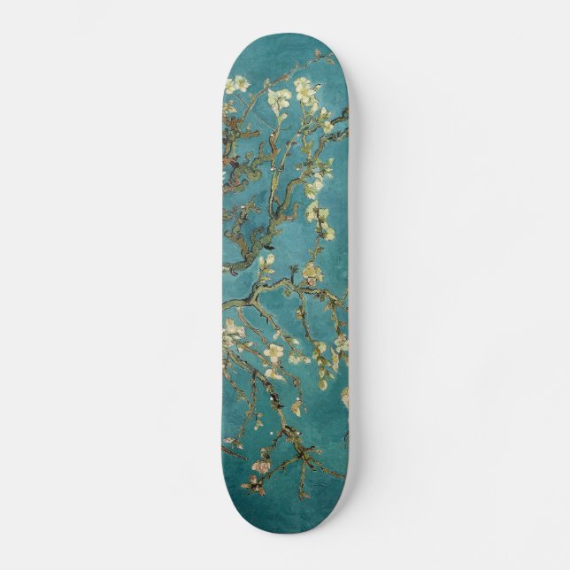 Skate Árvore de Amêndoa Brilhante - Van Gogh (Frente)