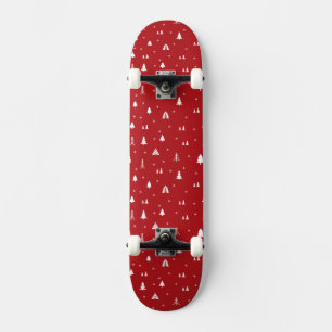 Skate Árvores de Natal e Espalhos de Neve