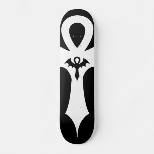 Skate Asa de Morcego Gótica Ankh