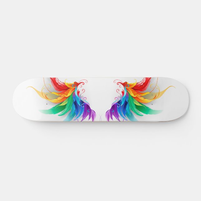 Skate Asas Arco-íris Fofas (Horz)