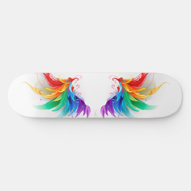 Skate Asas Fluffy Rainbow (Horz)