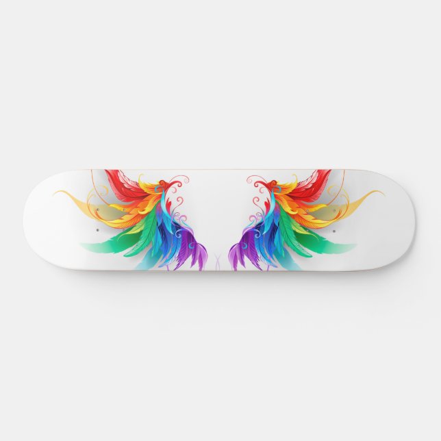 Skate Asas Fluffy Rainbow (Horz)