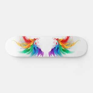 Skate Asas Fluffy Rainbow