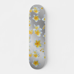 Skate asiático, amarelo, branco, florir, brilhante, dour