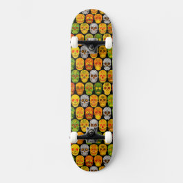 Skate Aspen Leaf Skulls padrão sem falhas 2018