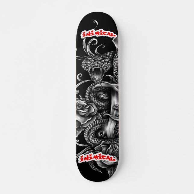 Skate Assassino Inímio - Deck Rei (Frente)