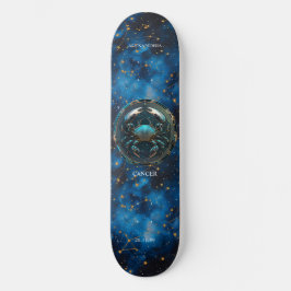 Skate Astrologia Símbolo Zodiac Cancer Skateboa Personal