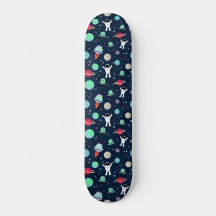 Skate Astronautas Planetas Foguetes e Alienígenas