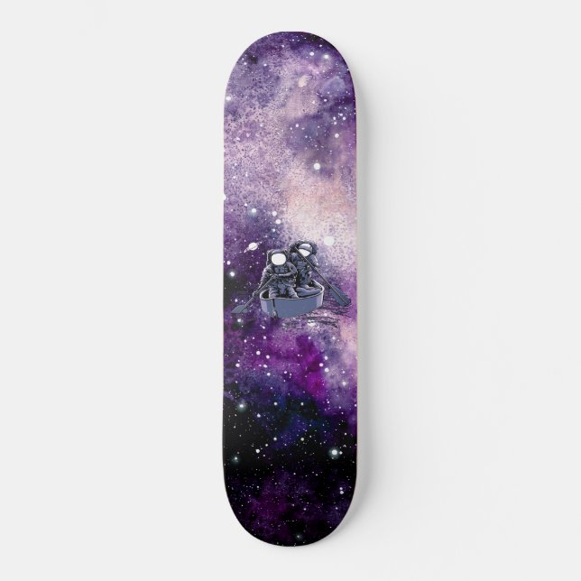 Skate Astronautas Remando Pelo Espaço-Tempo (Frente)