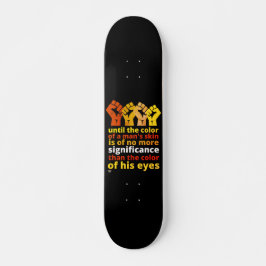 SKATE "ATÉ A COR DA PELE DE UM HOMEM..."