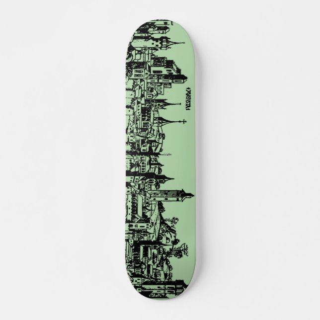 Skate Augsburg capital alemã da Swabia (Frente)