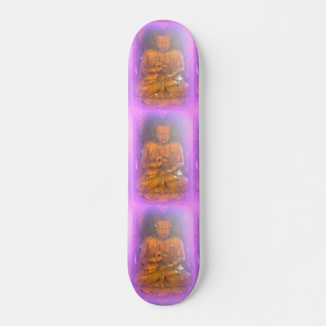 skate aura buddhas roxo (Frente)
